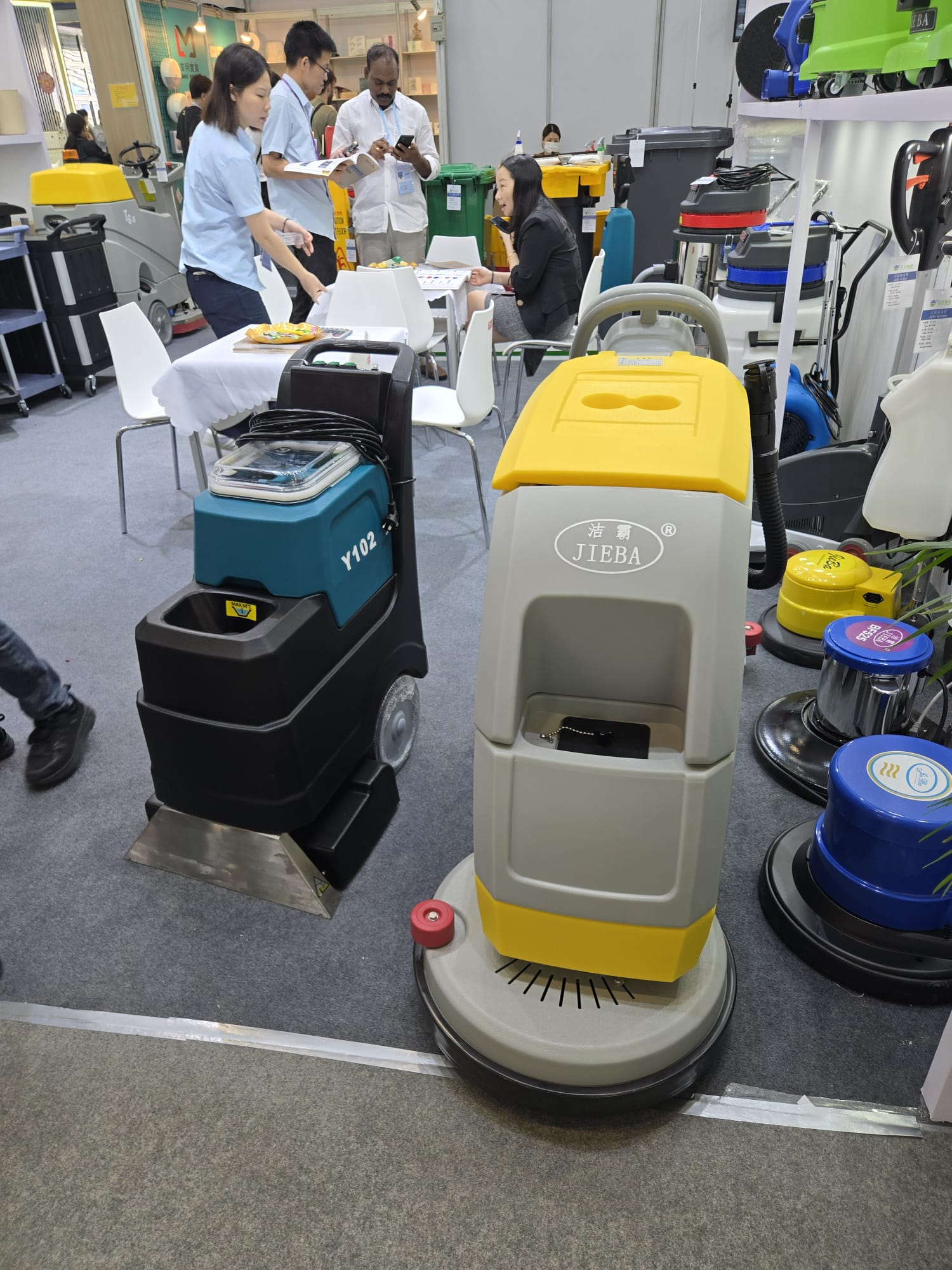 Supplier product samples at Canton Fair